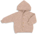 Wollfleece Jacke, 62/68, sand melange