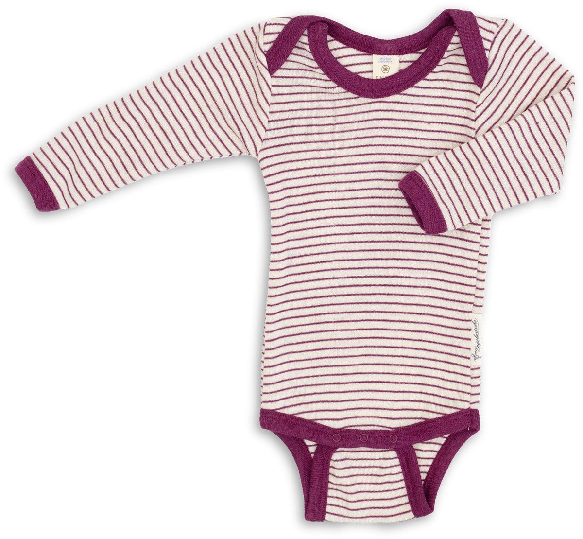 Body gestreift, GOTS, Natur/orchidee