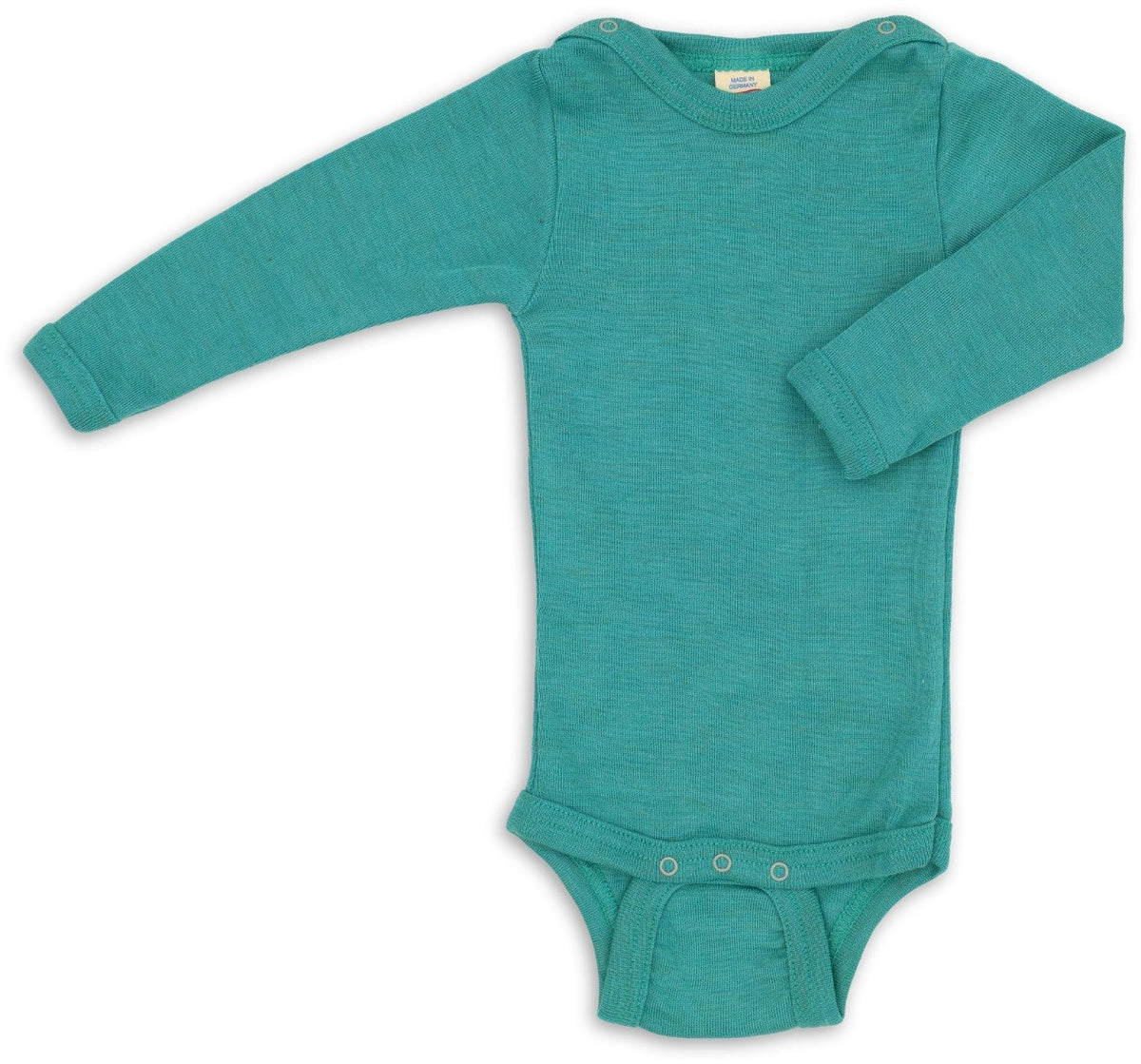 Body langarm, GOTS, 62/68 & 110/116, eisvogel