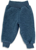 Schurwolle Hose Pazifik blau