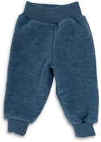Schurwolle Hose Pazifik blau