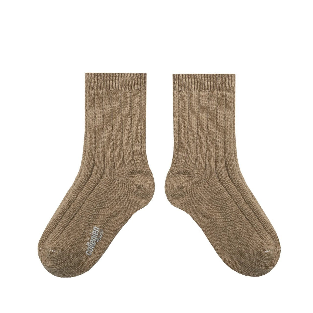 Socken Wolle Chamois