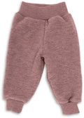 Schurwolle Hose rose melange