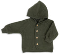 Wollfleece Jacke, 74/80, Schilf melange