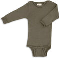 Body langarm, GOTS, olive