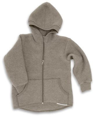 Kapuzenjacke, 128, walnuss melange