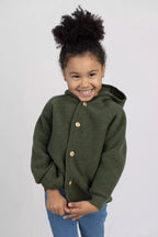 Wollfleece Jacke, 50/56 , Schilf melange