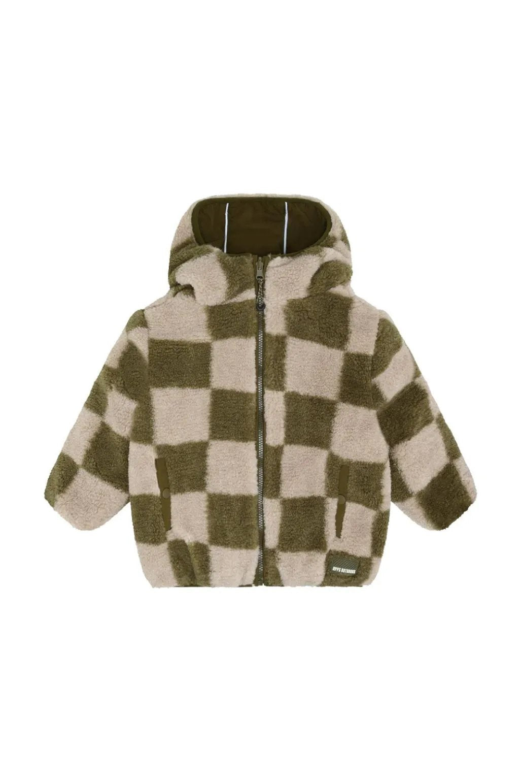 Winterjacke wendbar Dark Olive