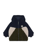 Winterjacke reversible blue