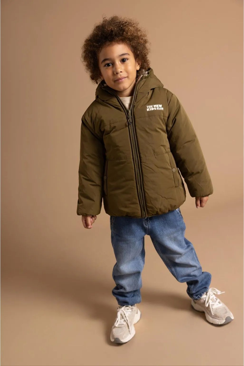 Winterjacke Reversible dark olive