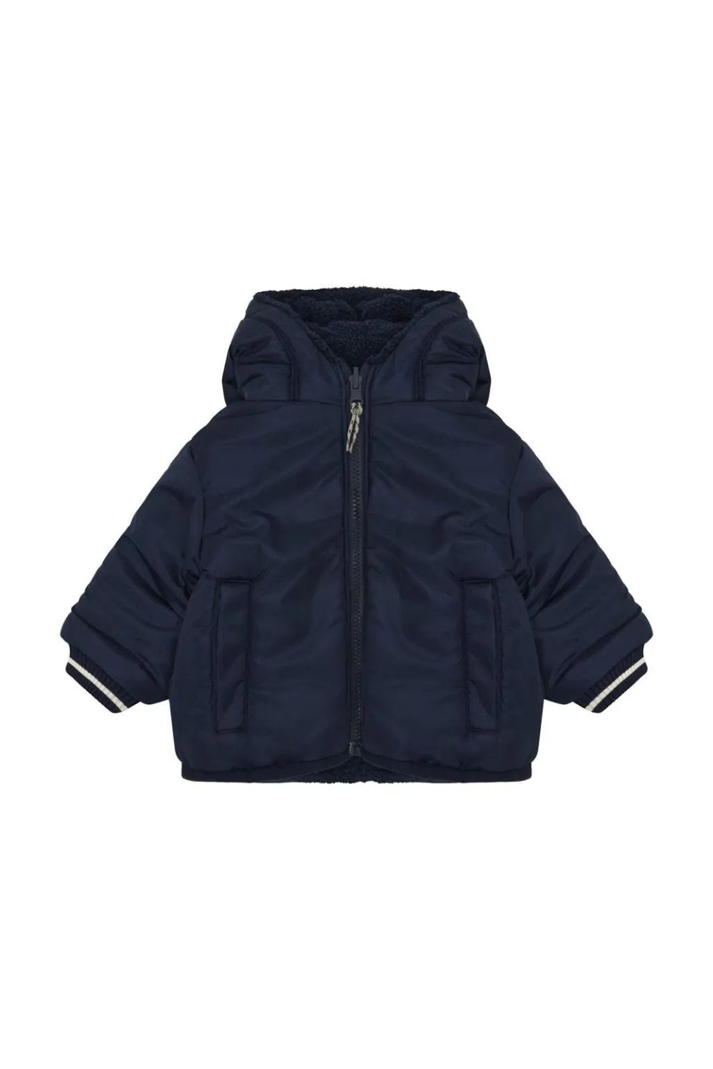 Winterjacke reversible blue